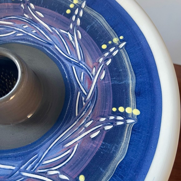 The Original Ikebana Server “Bird Works” Ceramic Flower Vase Display Plate Bowl - Picture 6 of 7